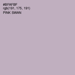 #BFAFBF - Pink Swan Color Image